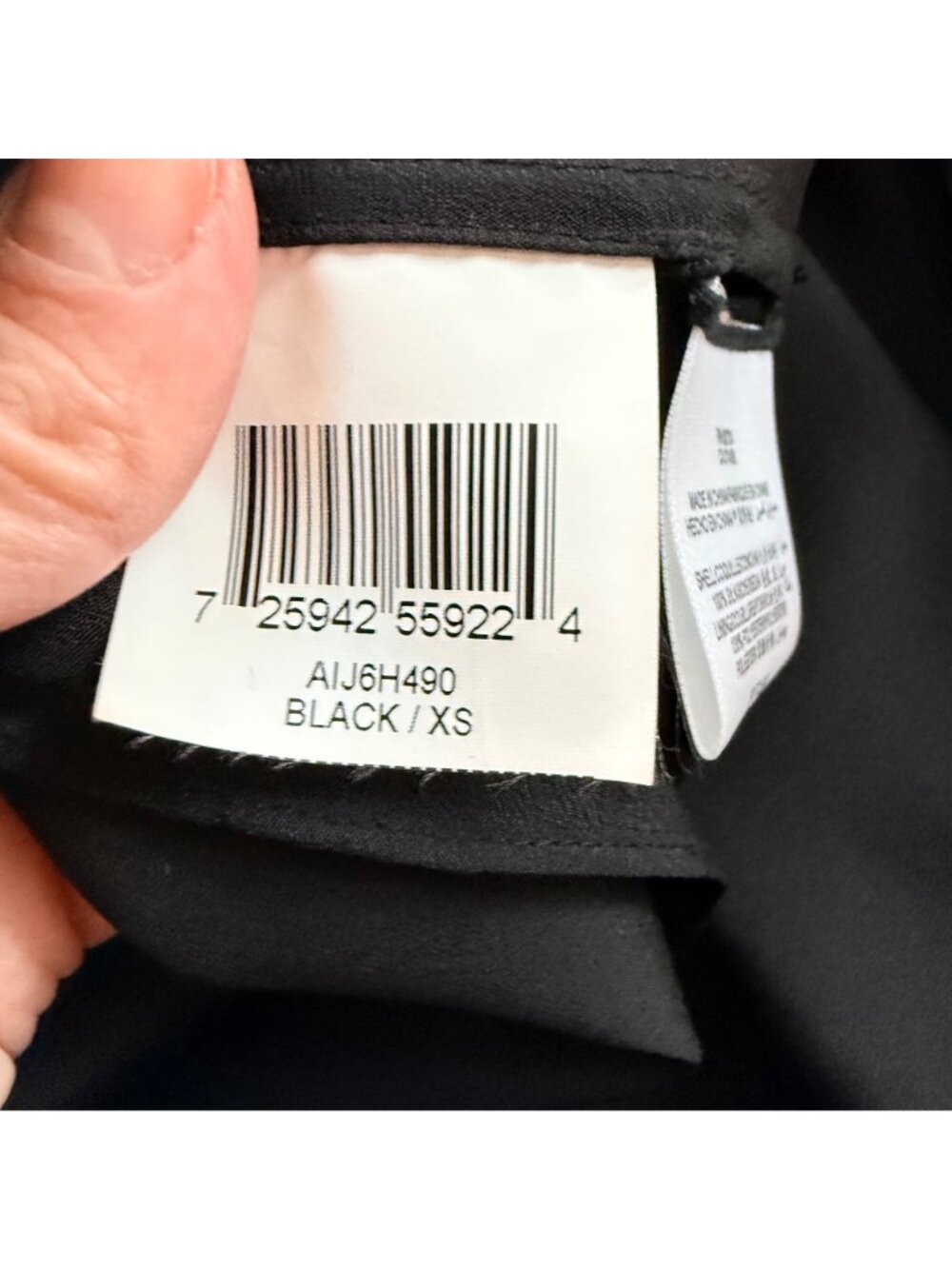 BCBGMaxAzria XS Black Sleeveless Maxi Dress With Ruffle Details & Keyhole Back C - Picture 7 of 12